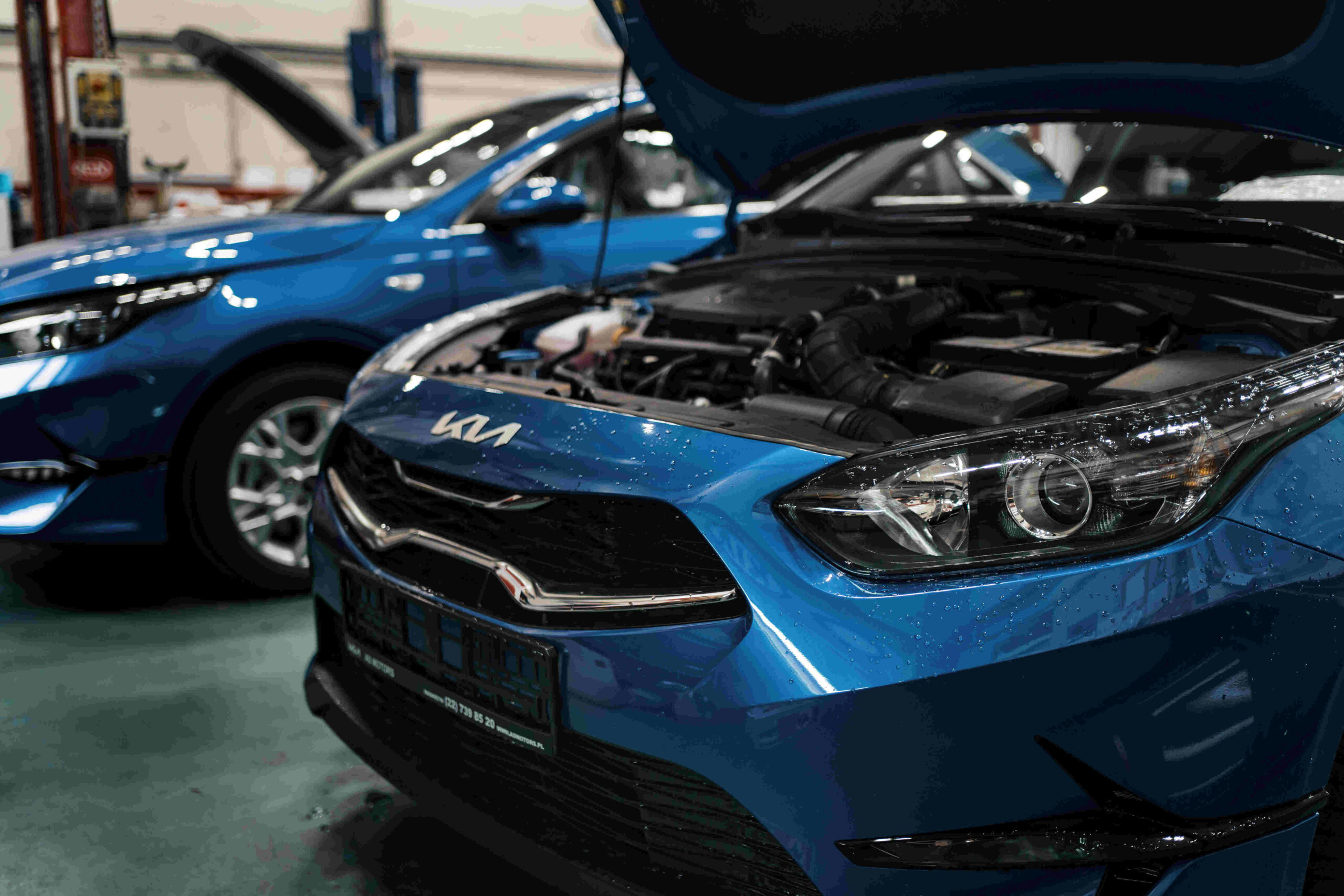 Hala serwisowa serwisu KIA AS Motors w Nadarzynie